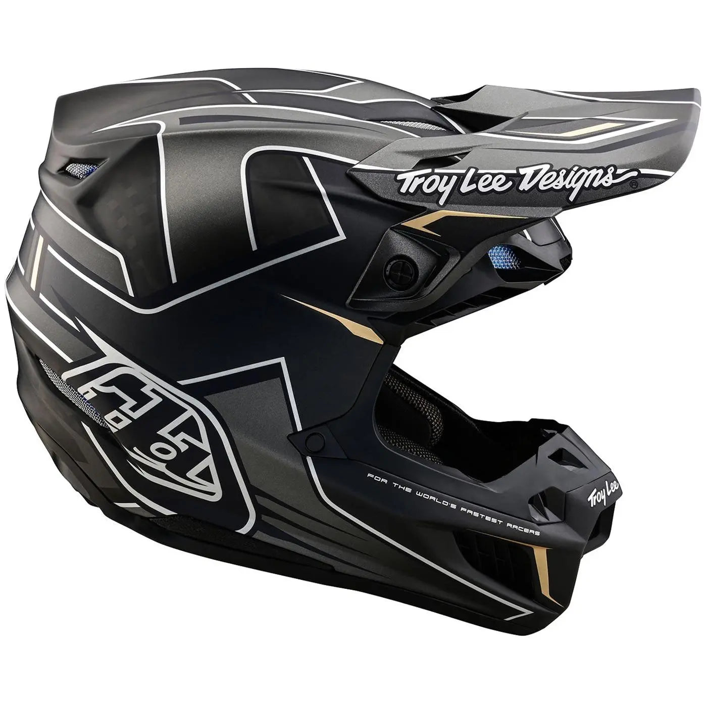 Troy Lee Designs SE5 Carbon Efix MX Helmet Black FREE UK Delivery, FREE 365 Days Return - Moto Central