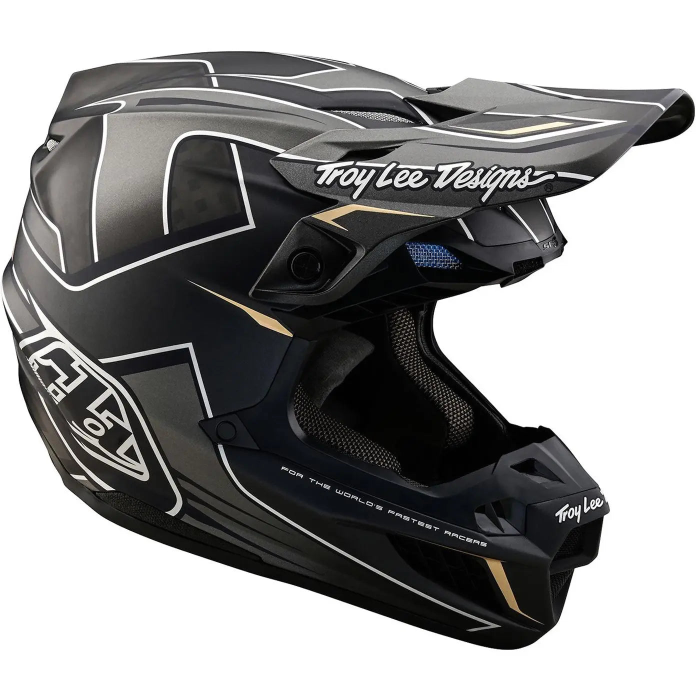 Troy Lee Designs SE5 Carbon Efix MX Helmet Black FREE UK Delivery, FREE 365 Days Return - Moto Central