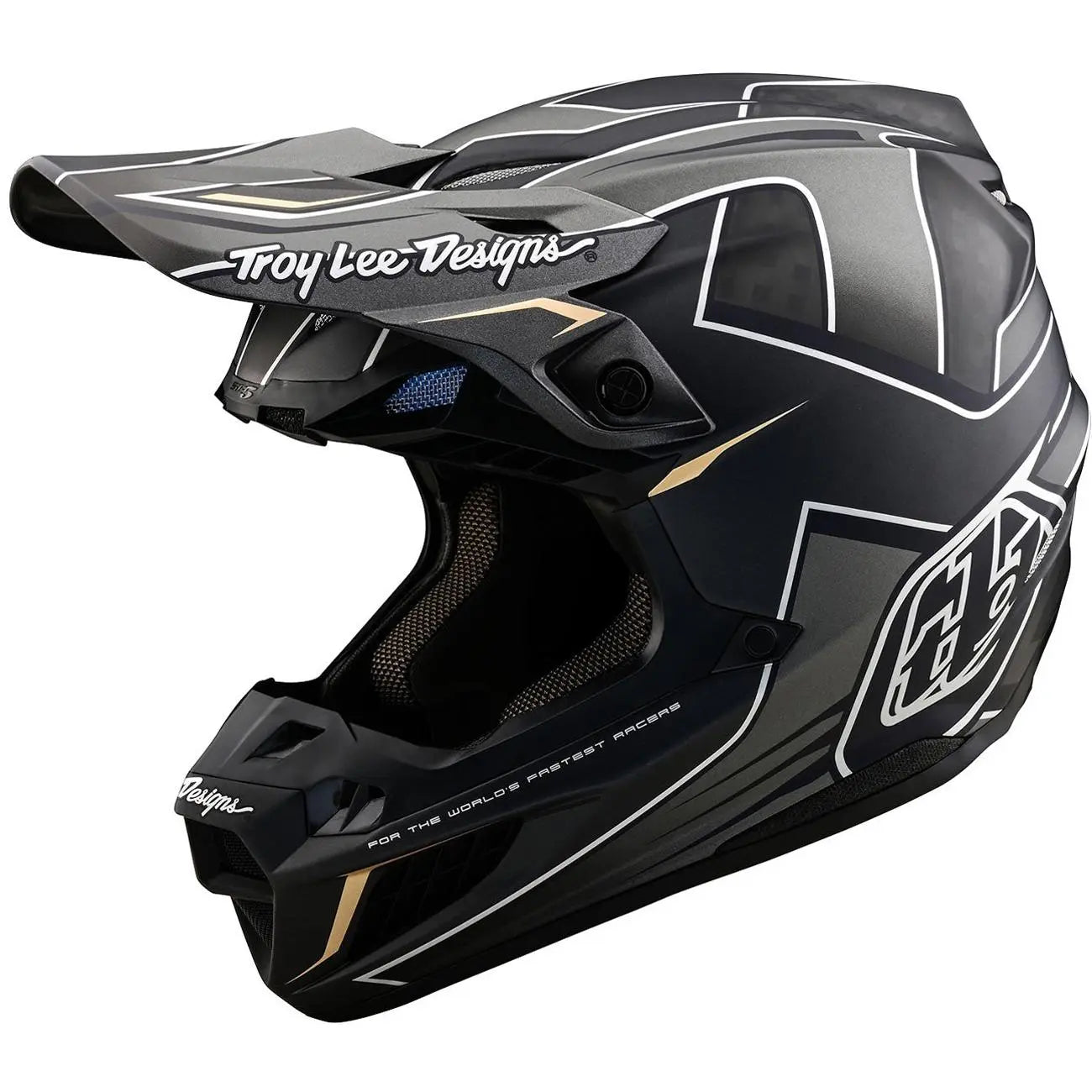 Troy Lee Designs SE5 Carbon Efix MX Helmet Black FREE UK Delivery, FREE 365 Days Return - Moto Central