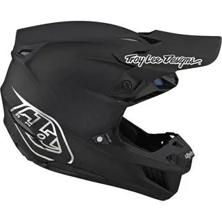 Troy Lee Designs SE5 Carbon Stealth MX Helmet Black / Chrome FREE UK Delivery, FREE 365 Days Return - Moto Central