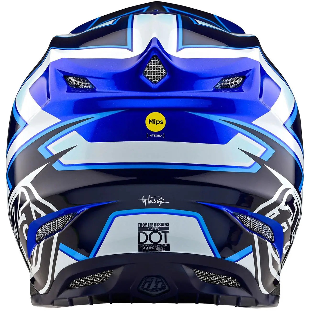 Troy Lee Designs SE5 Composite Ever MX Helmet Blue FREE UK Delivery, FREE 365 Days Return - Moto Central