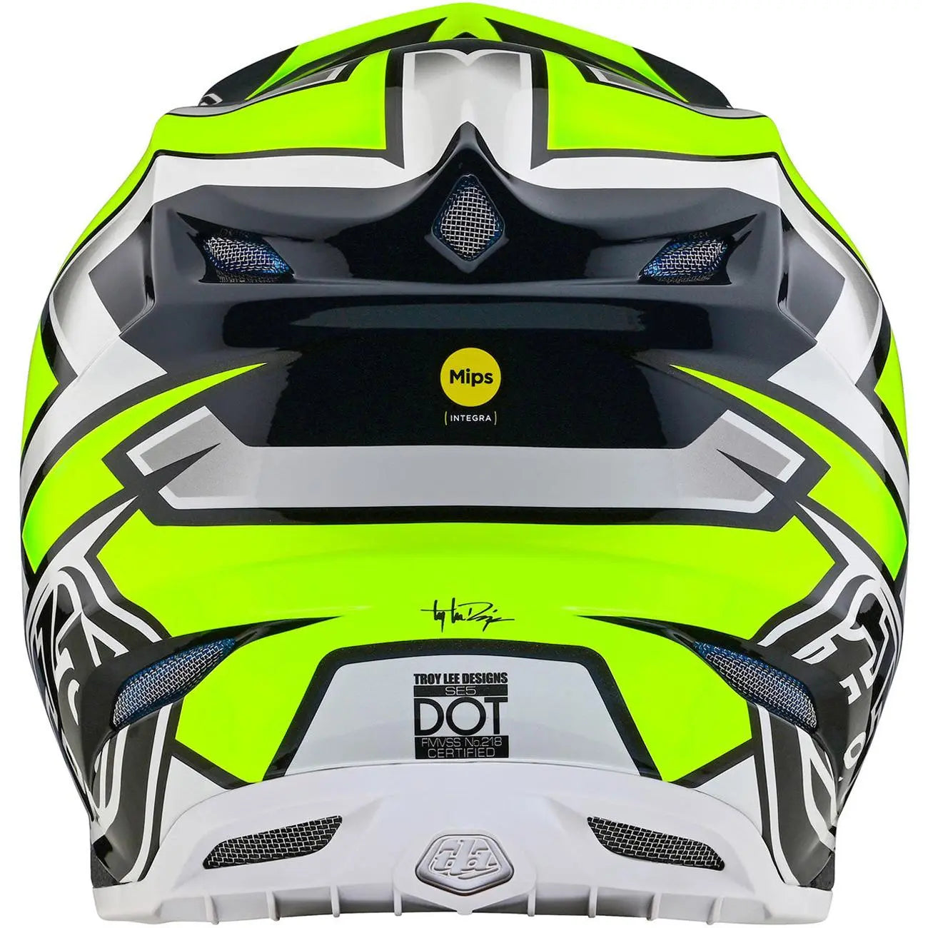 Troy Lee Designs SE5 Composite Ever MX Helmet Grey / Yellow FREE UK Delivery, FREE 365 Days Return - Moto Central