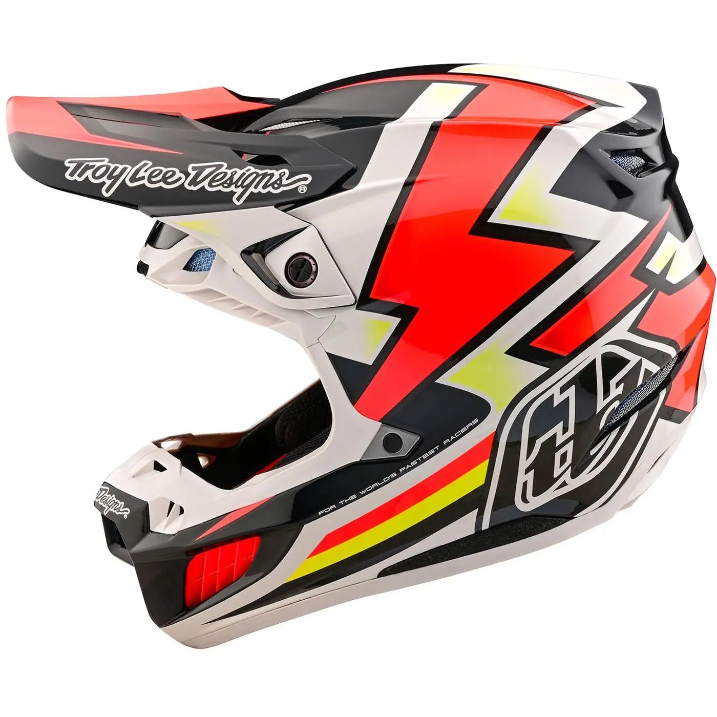 Troy Lee Designs SE5 Composite Ever MX Helmet Yellow FREE UK Delivery, FREE 365 Days Return - Moto Central