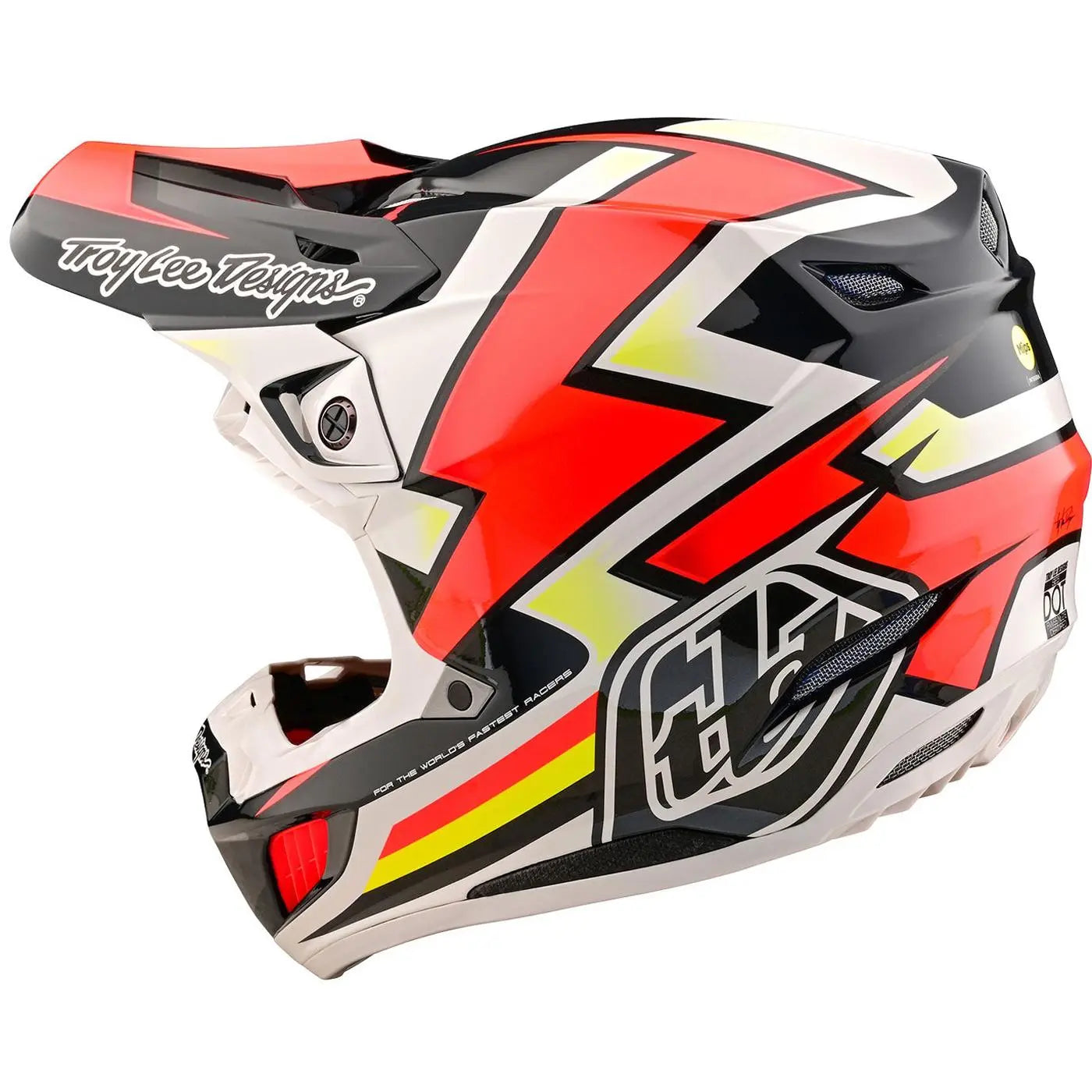 Troy Lee Designs SE5 Composite Ever MX Helmet Yellow FREE UK Delivery, FREE 365 Days Return - Moto Central