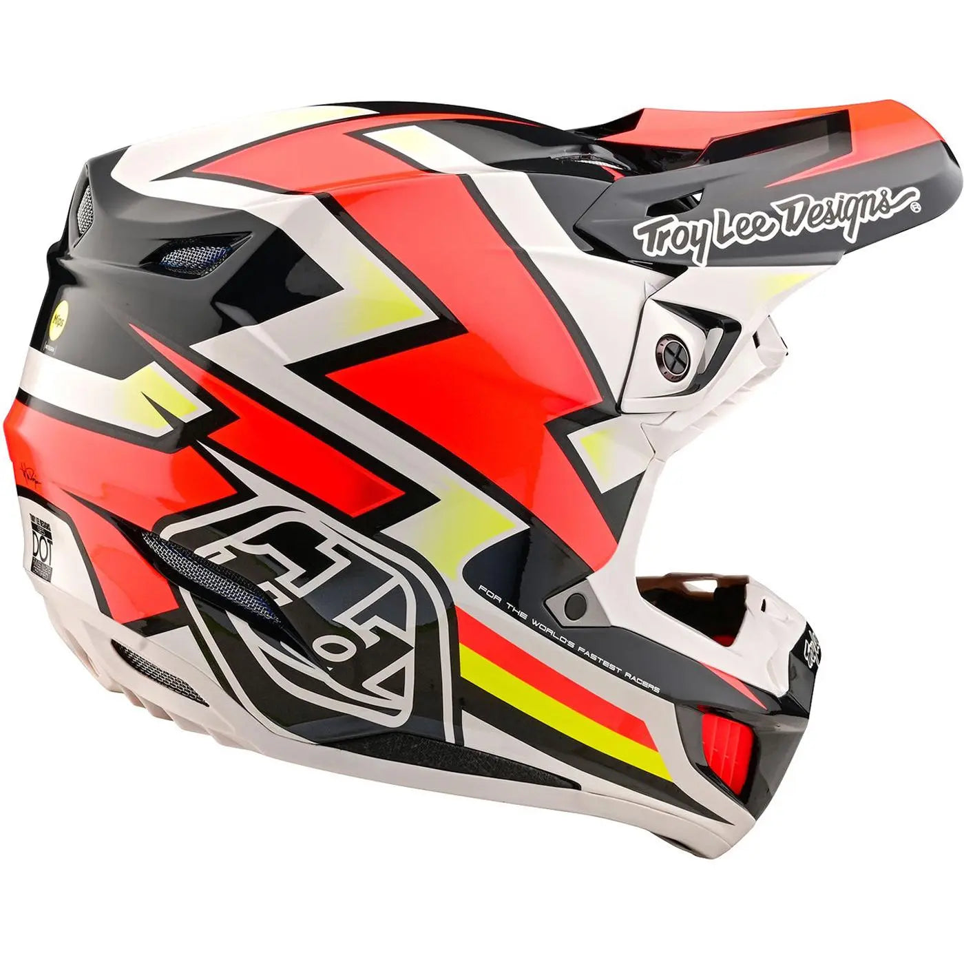 Troy Lee Designs SE5 Composite Ever MX Helmet Yellow FREE UK Delivery, FREE 365 Days Return - Moto Central