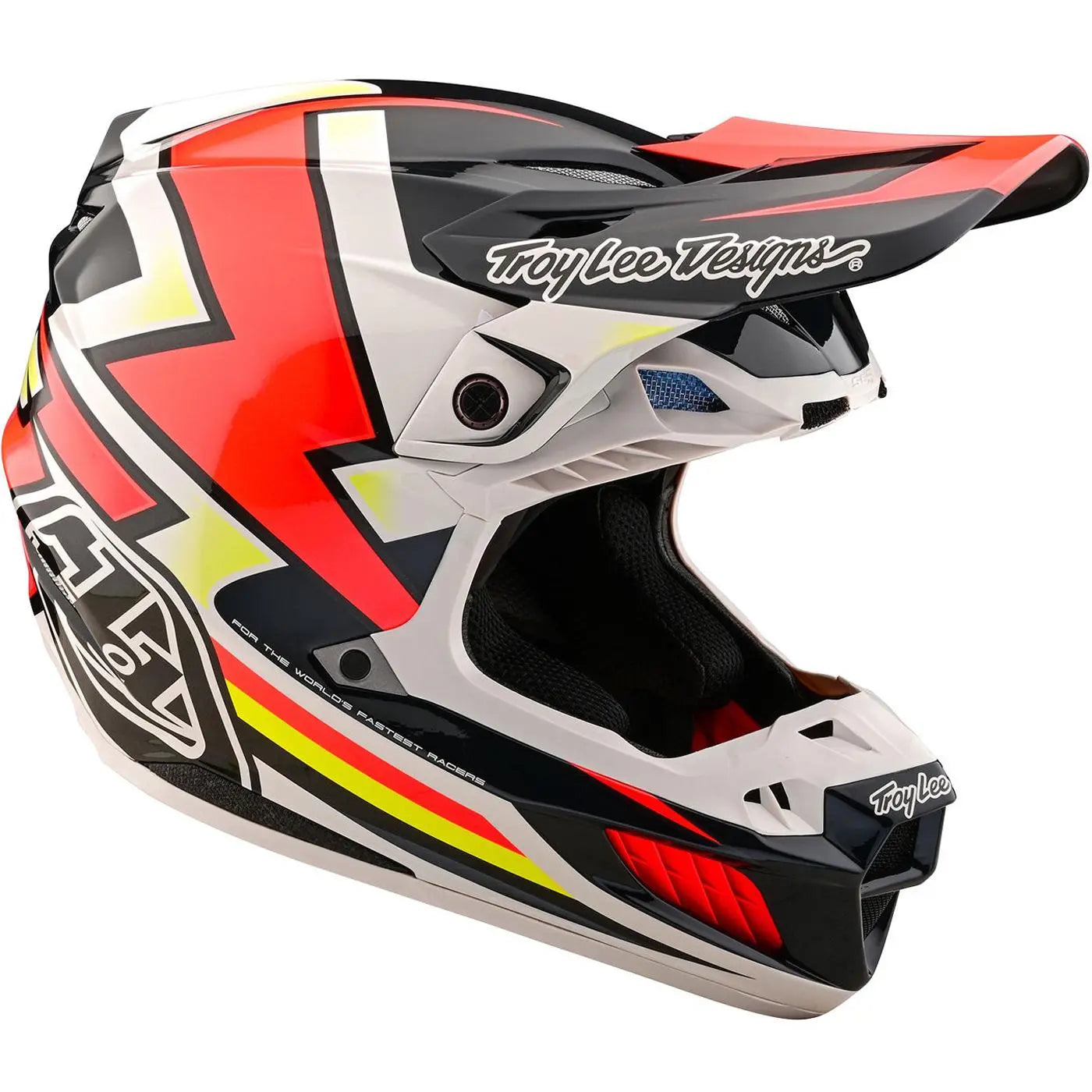 Troy Lee Designs SE5 Composite Ever MX Helmet Yellow FREE UK Delivery, FREE 365 Days Return - Moto Central