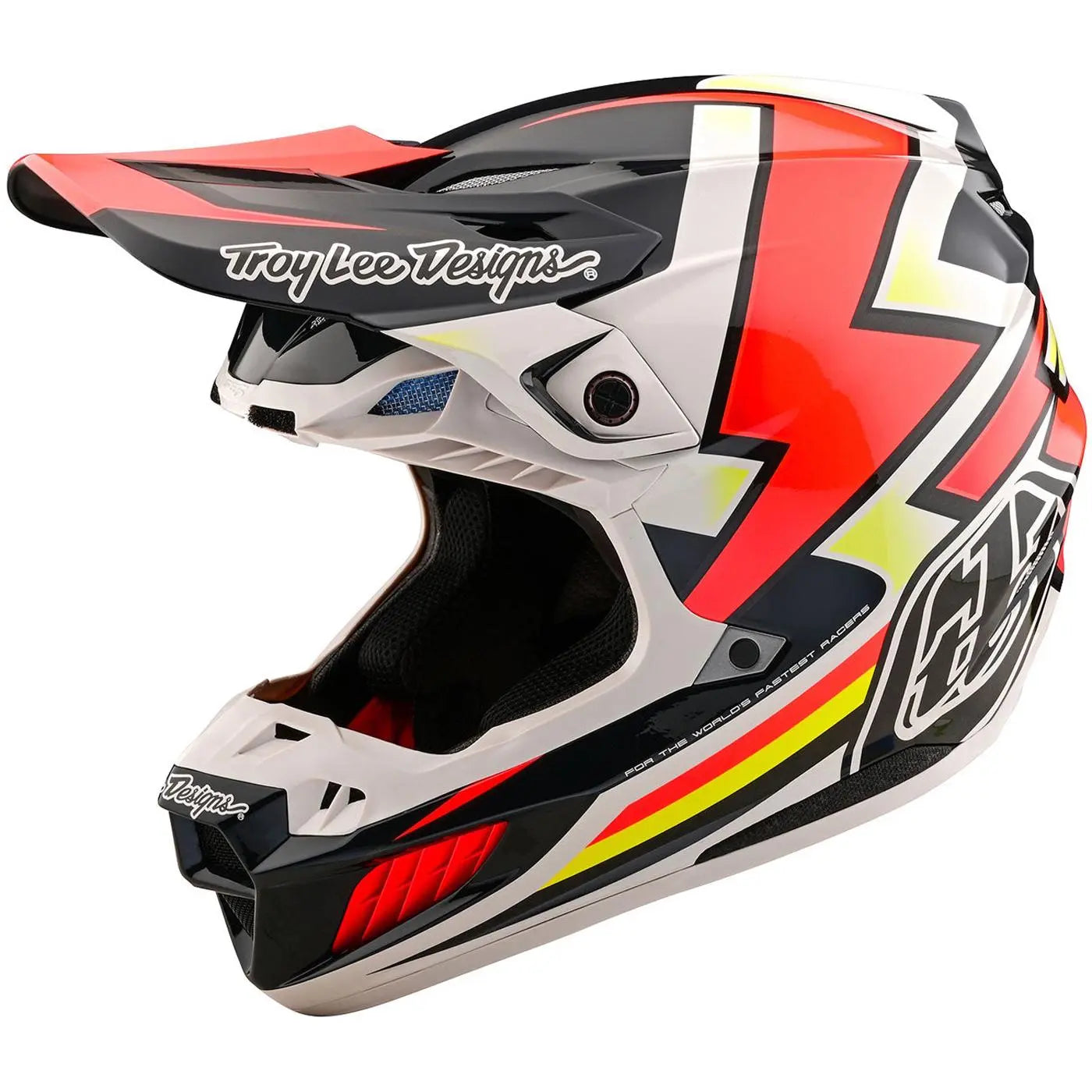 Troy Lee Designs SE5 Composite Ever MX Helmet Yellow FREE UK Delivery, FREE 365 Days Return - Moto Central