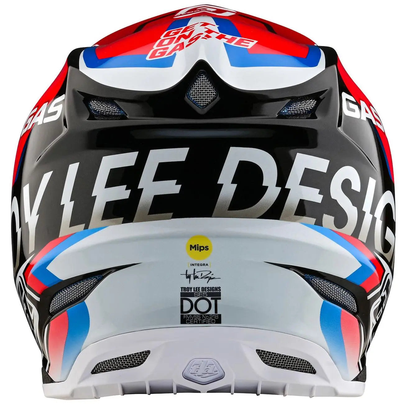 Troy Lee Designs SE5 Composite GasGas Fumes MX Helmet Red FREE UK Delivery, FREE 365 Days Return - Moto Central