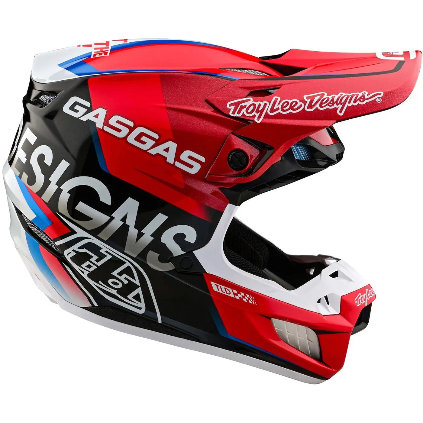 Troy Lee Designs SE5 Composite GasGas Fumes MX Helmet Red FREE UK Delivery, FREE 365 Days Return - Moto Central