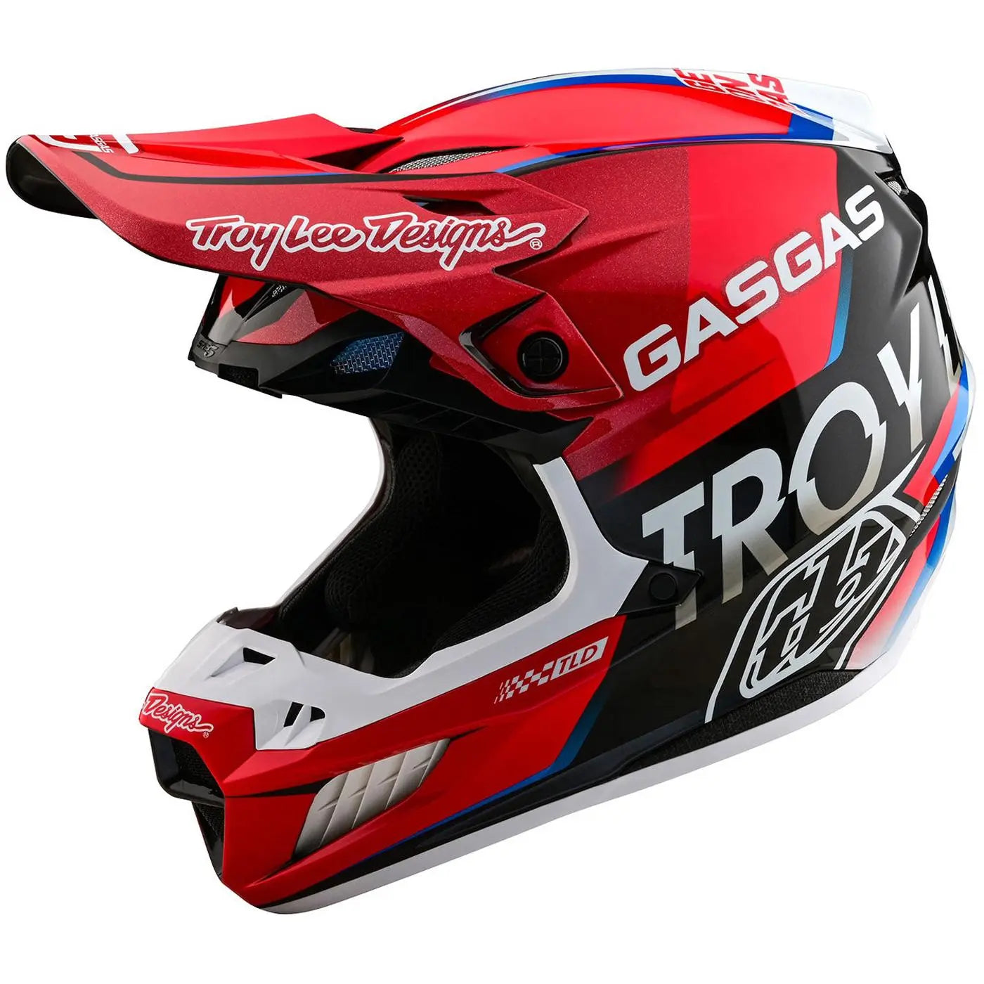 Troy Lee Designs SE5 Composite GasGas Fumes MX Helmet Red FREE UK Delivery, FREE 365 Days Return - Moto Central