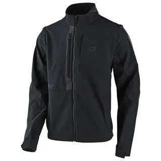 Troy Lee Designs Scout Softshell Textile Jacket Black FREE UK Delivery, FREE 365 Days Return - Moto Central