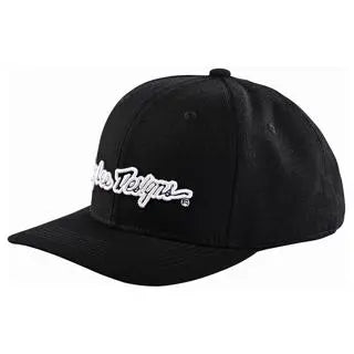 Troy Lee Designs Signature Snapback Cap Black / White FREE UK Delivery, FREE 365 Days Return - Moto Central