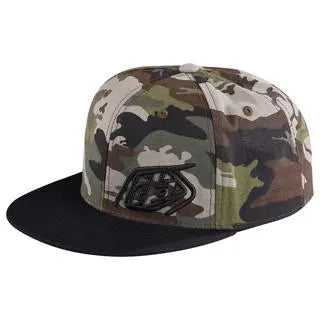 Troy Lee Designs Slice Snapback Cap Army Green / Black FREE UK Delivery, FREE 365 Days Return - Moto Central