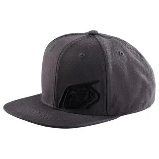 Troy Lee Designs Slice Snapback Cap Dark Grey / Charcoal FREE UK Delivery, FREE 365 Days Return - Moto Central