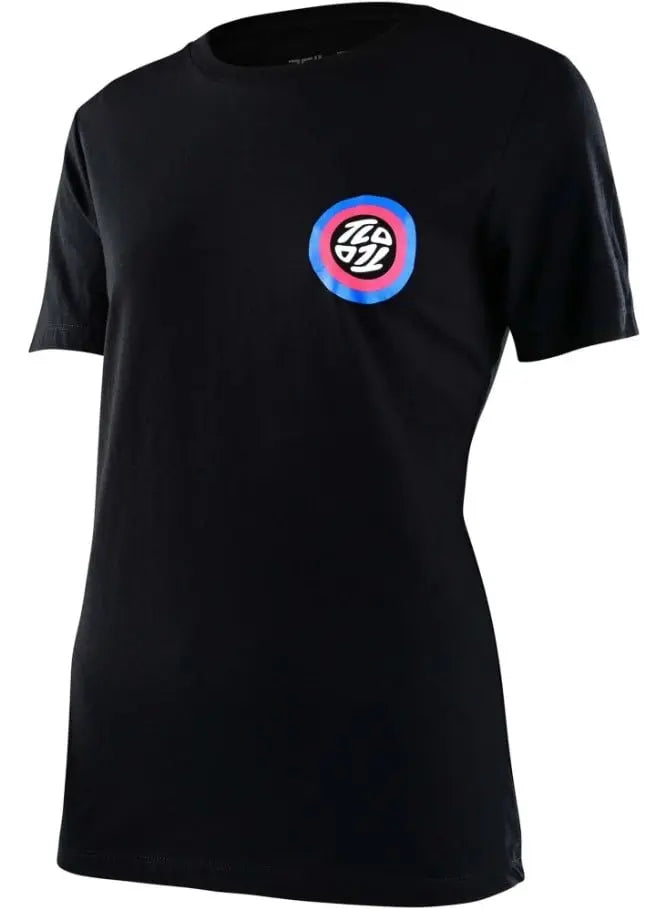 Troy Lee Designs Spun Ladies Short Sleeves T-Shirt Black FREE UK Delivery, FREE 365 Day Returns | Moto Central