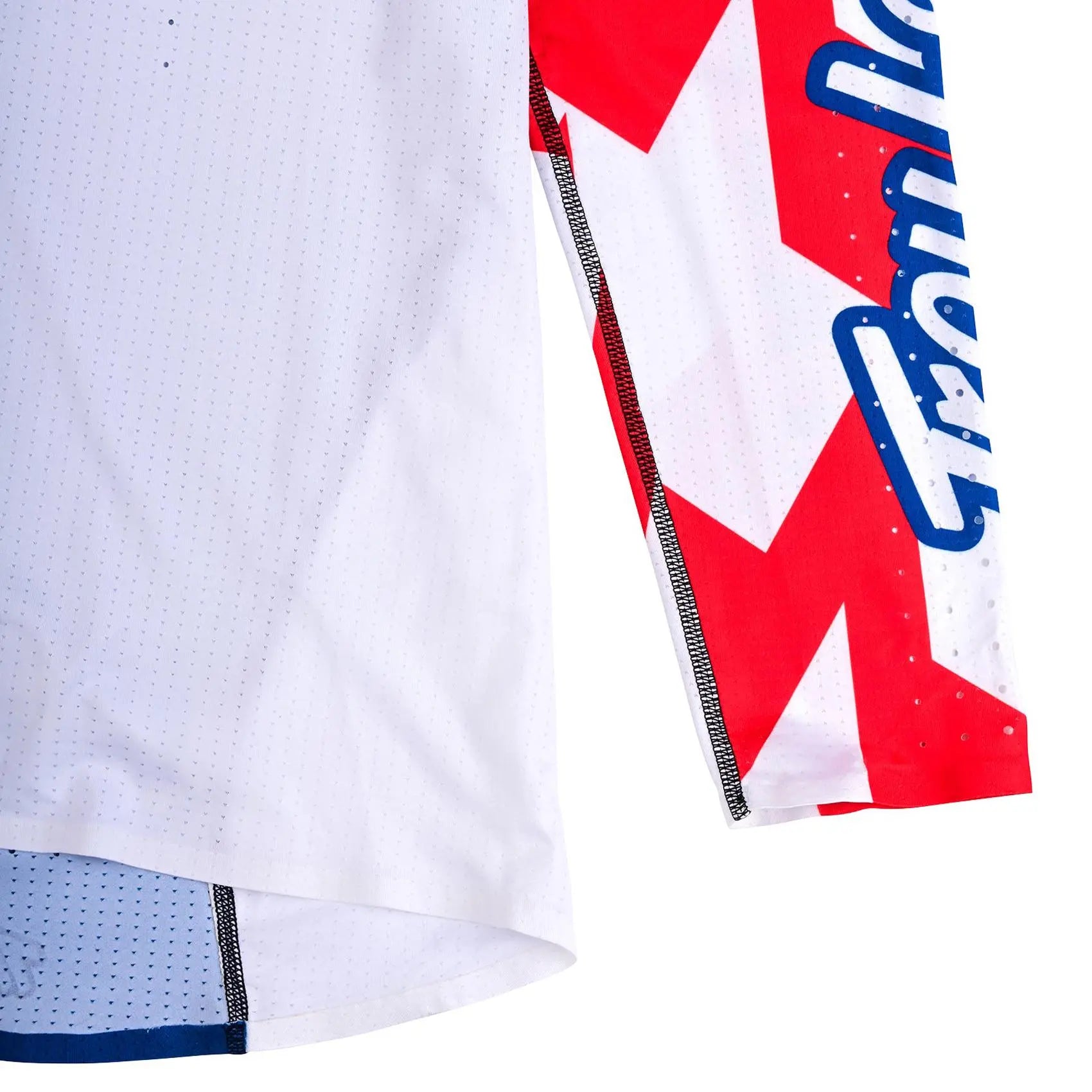 Troy Lee Designs x Oakley SE Ultra Vision Motocross Jersey White / Blue FREE UK Delivery, FREE 365 Days Return - Moto Central