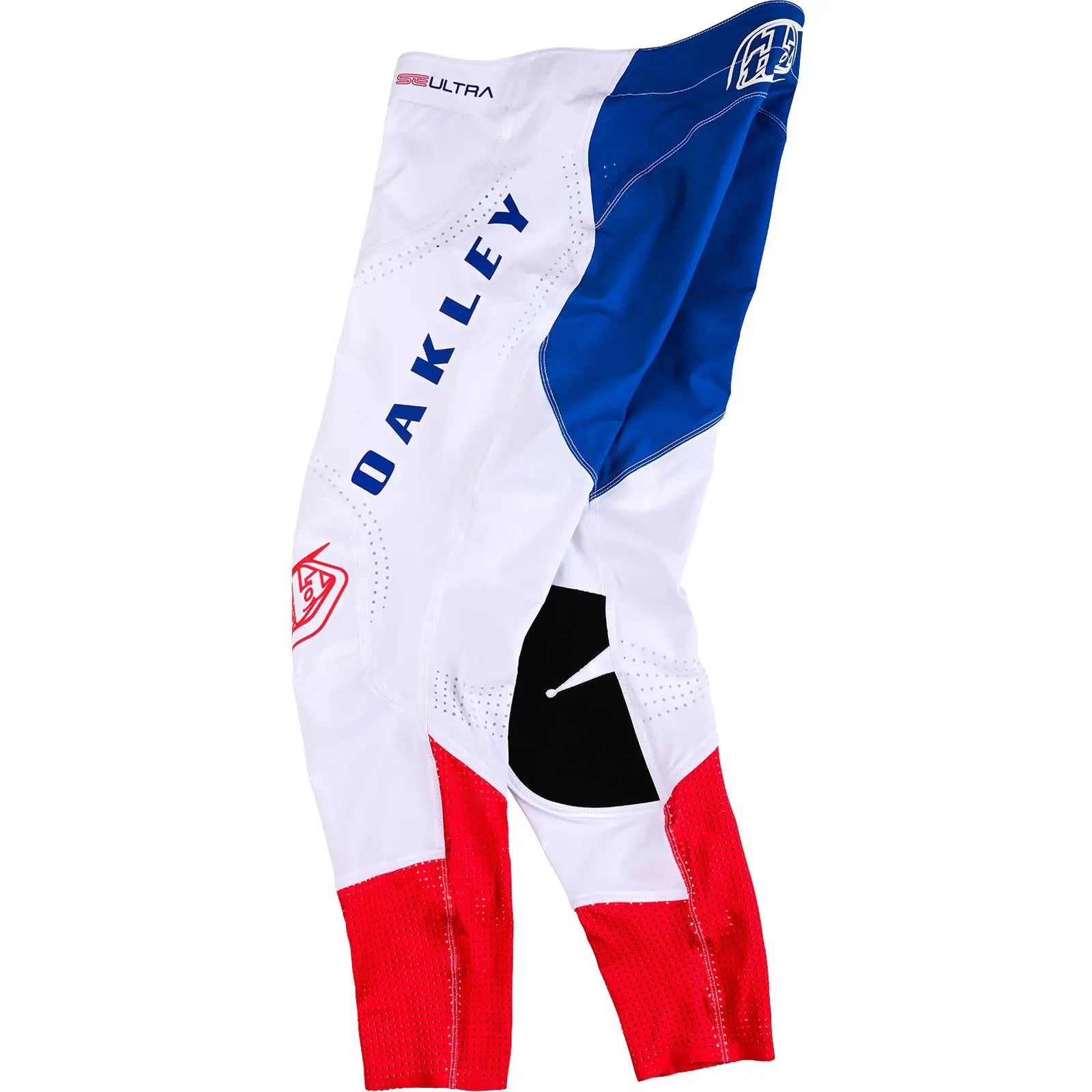 Troy Lee Designs x Oakley SE Ultra Vision Motocross Trouser White / Blue FREE UK Delivery, FREE 365 Days Return - Moto Central