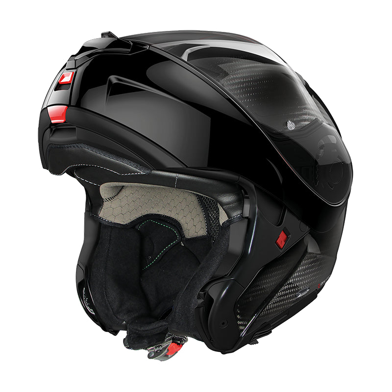 Nolan X-1005 Ultra Carbon Dyad N-Com Modular Flip-Up Helmet Gloss Carbon  - FREE UK Shipping, FREE 365 Day Returns | Moto Central