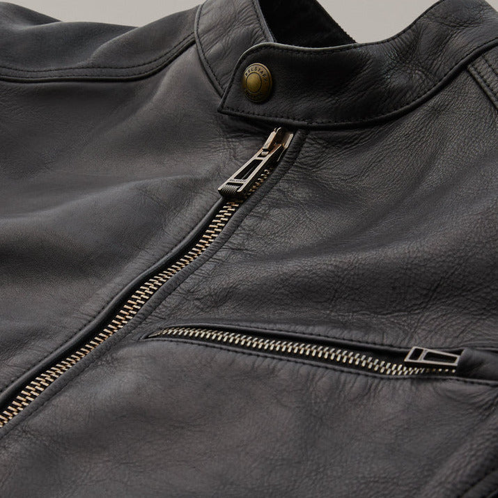 Belstaff Vanguard Leather Jacket Black