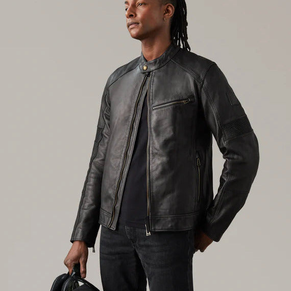 Belstaff Vanguard Leather Jacket Black