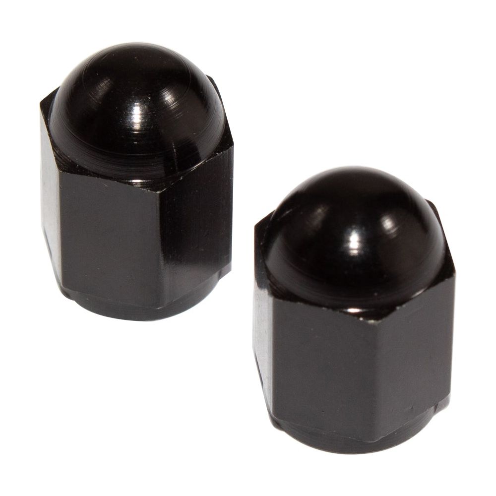 Bike It Hexagon Valve Caps Black