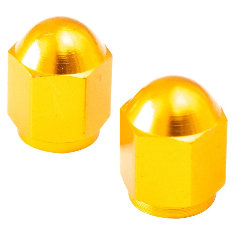 Bike It Hexagon Valve Caps Gold