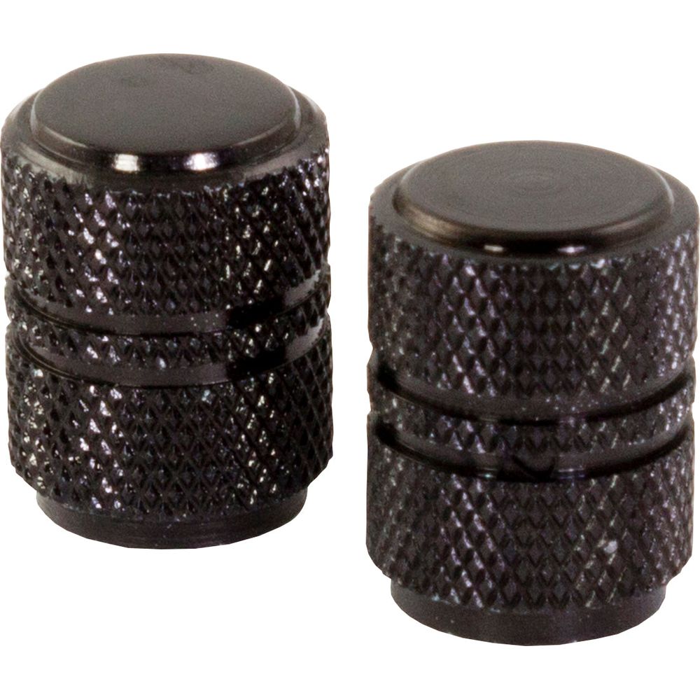 Bike It Round Valve Caps Black