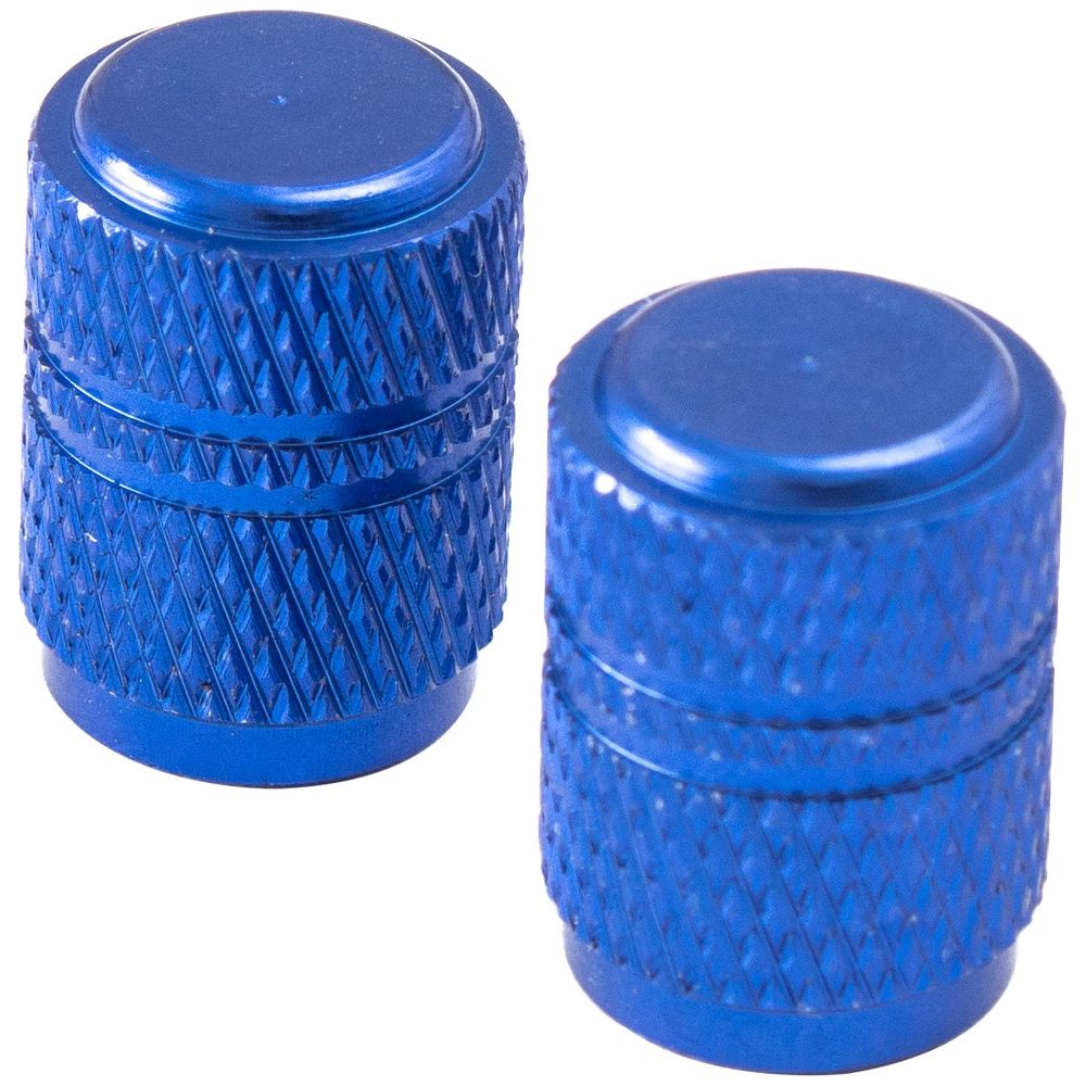 Bike It Round Valve Caps Blue