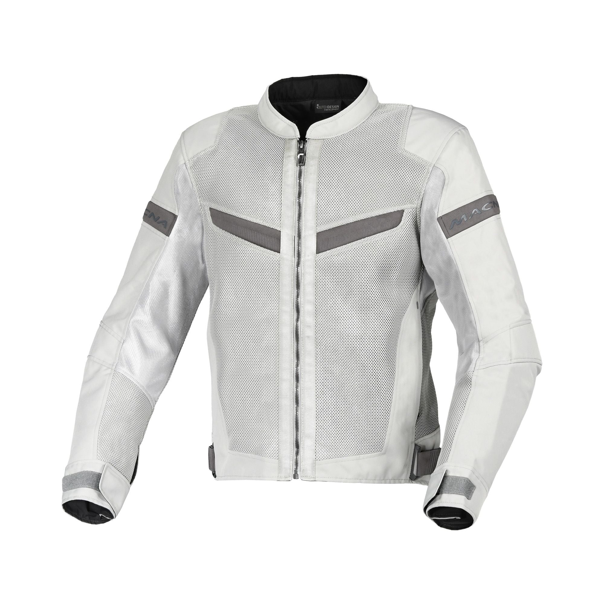 Macna Velotura Textile Jacket Light grey