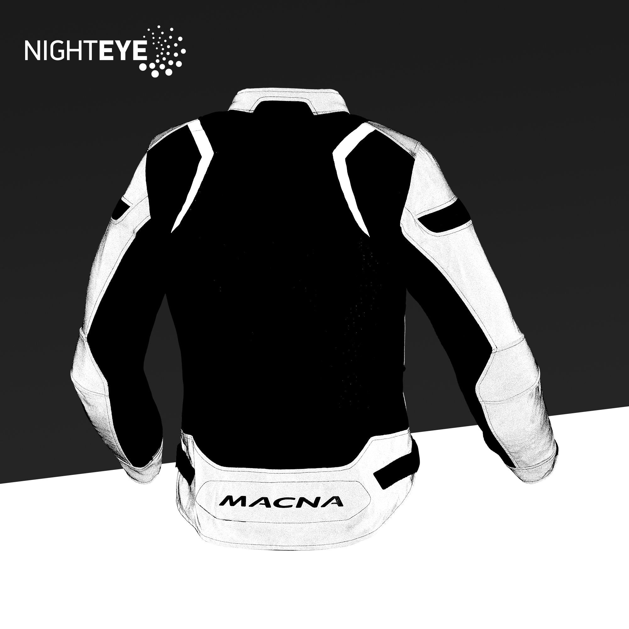 Macna Velotura Ladies Textile Jacket Black / Night Eye