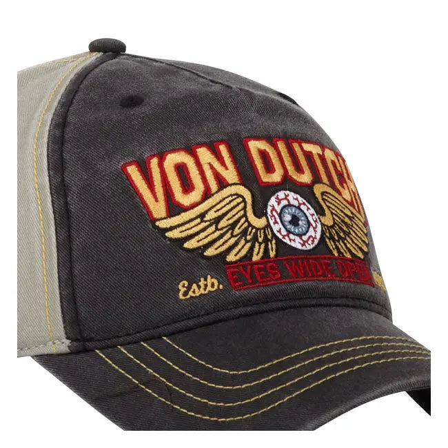 Von Dutch Eyeball Cap  - FREE UK Shipping, FREE 365 Day Returns | Moto Central