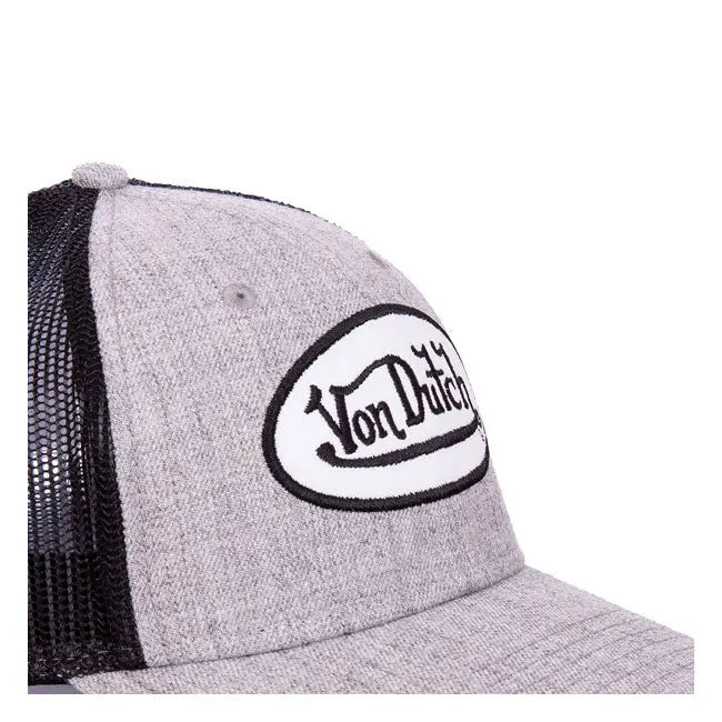 Von Dutch Lifestyle Cap Gris Claire  - FREE UK Shipping, FREE 365 Day Returns | Moto Central