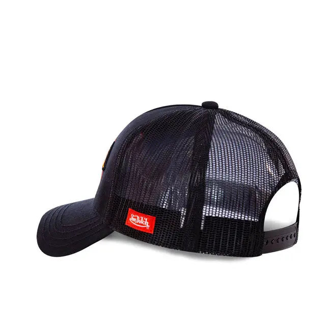 Von Dutch Trucker Cap Rag Black  - FREE UK Shipping, FREE 365 Day Returns | Moto Central