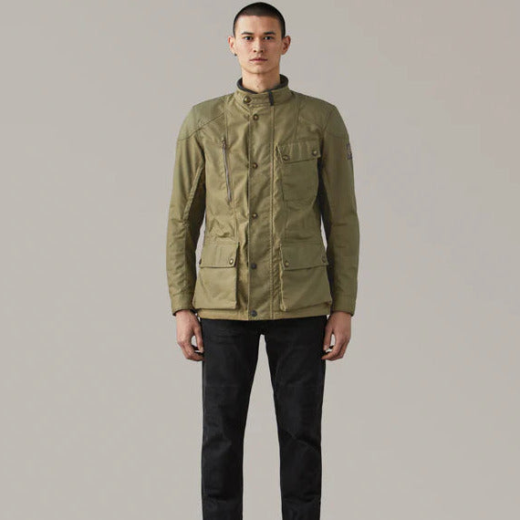 Belstaff Waymaster Technical Waxed Cotton Jacket Olive