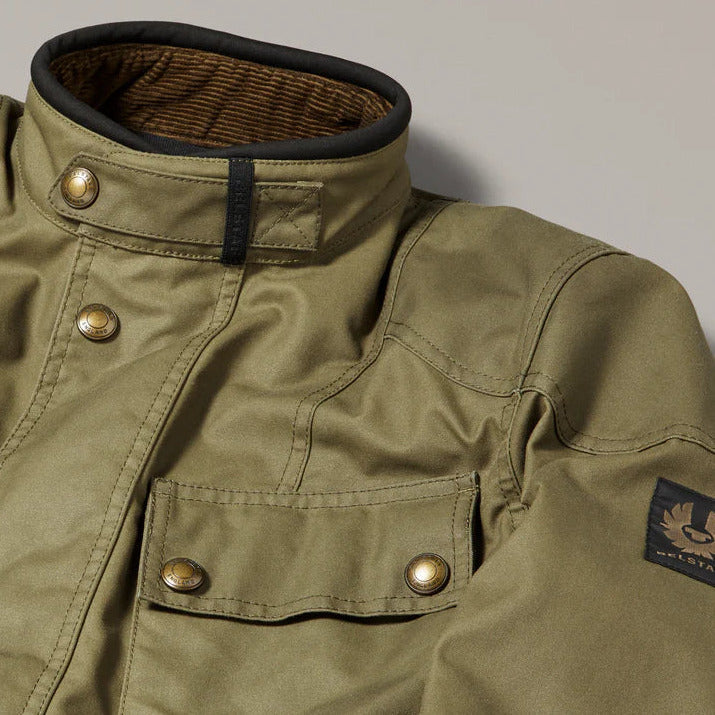 Belstaff Waymaster Technical Waxed Cotton Jacket Olive