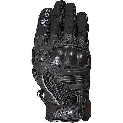 Weise Airflow Plus Leather Gloves Black / Black