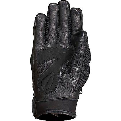 Weise Airflow Plus Leather Gloves Black / Black - FREE UK Shipping, FREE 365 Day Returns | Moto Central