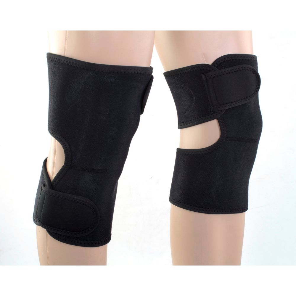 Bike It Neoprene Knee Warmers Velcro Fitting