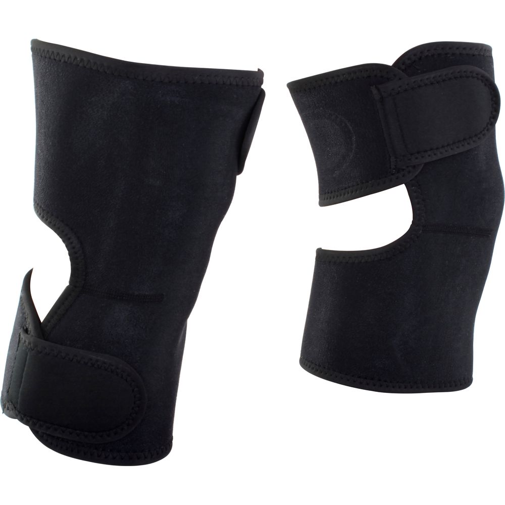 Bike It Neoprene Knee Warmers Velcro Fitting