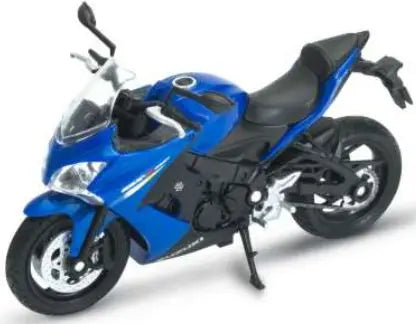 Welly Suzuki 2017 GSX-S1000F Blue / Black - 1:18 Model - FREE UK Shipping, FREE 365 Day Returns | Moto Central