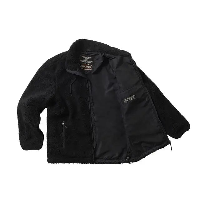 West Coast Choppers Anvil Fleece Jacket Black  - FREE UK Shipping, FREE 365 Day Returns | Moto Central