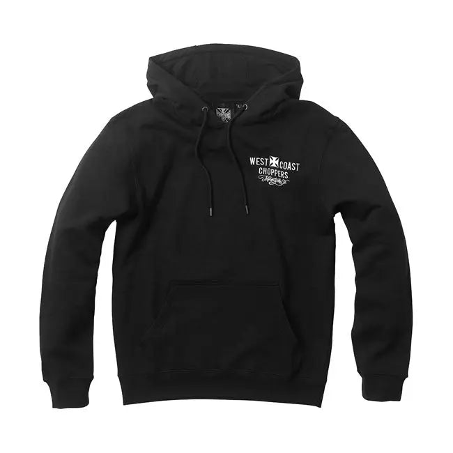 West Coast Choppers Frisco Hoodie Black  - FREE UK Shipping, FREE 365 Day Returns | Moto Central