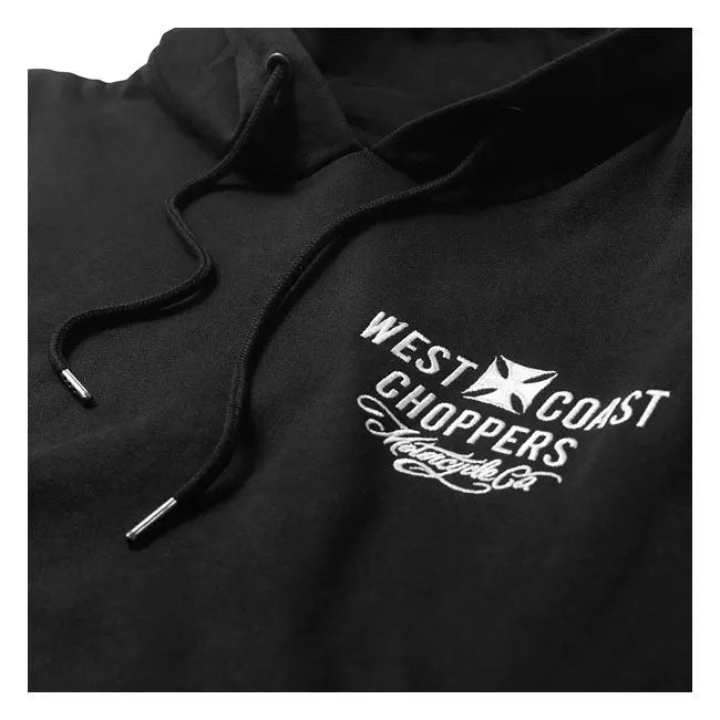 West Coast Choppers Frisco Hoodie Black  - FREE UK Shipping, FREE 365 Day Returns | Moto Central