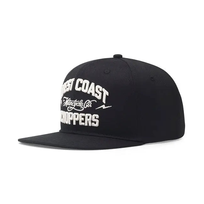 West Coast Choppers Motocycle Co. Flatbill Hat Black  - FREE UK Shipping, FREE 365 Day Returns | Moto Central