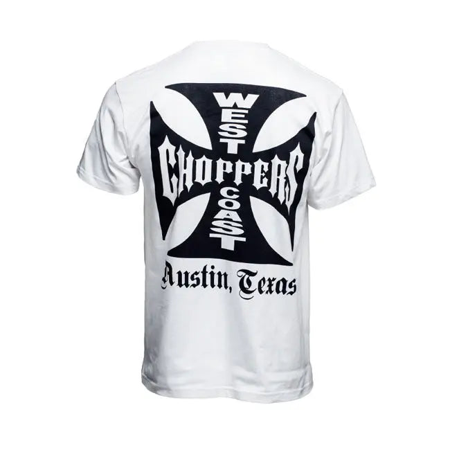 West Coast Choppers OG Classic ATX T-Shirt White  - FREE UK Shipping, FREE 365 Day Returns | Moto Central