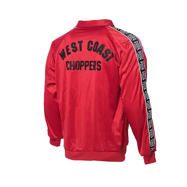 West Coast Choppers OG Tracksuit Jacket Red  - FREE UK Shipping, FREE 365 Day Returns | Moto Central