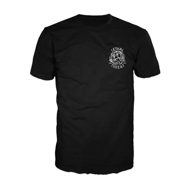 Lethal Threat In Memory T-Shirt Black / White  - FREE UK Shipping, FREE 365 Day Returns | Moto Central