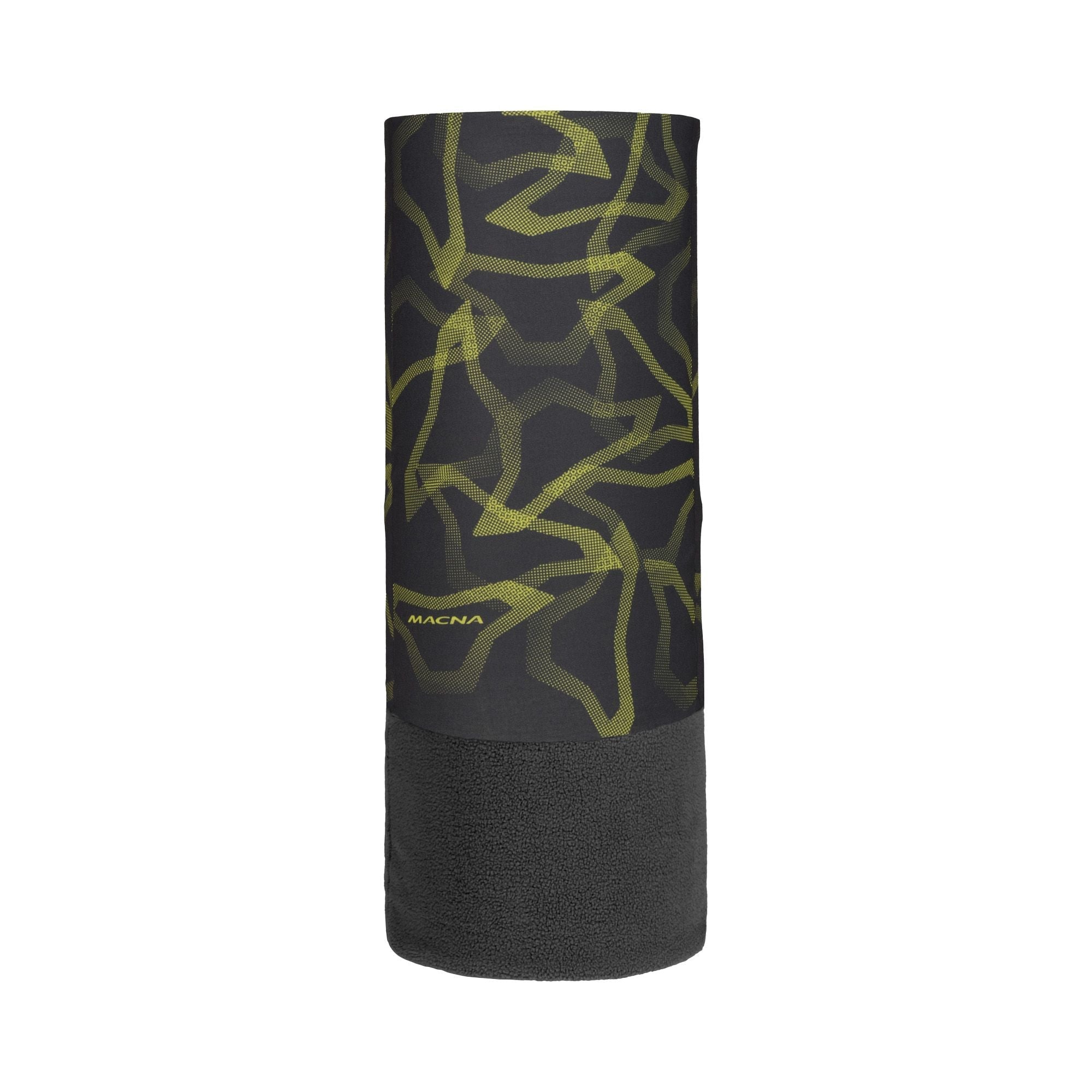 Macna All Season Tube Dark Grey / Yellow - FREE UK Shipping, FREE 365 Day Returns | Moto Central