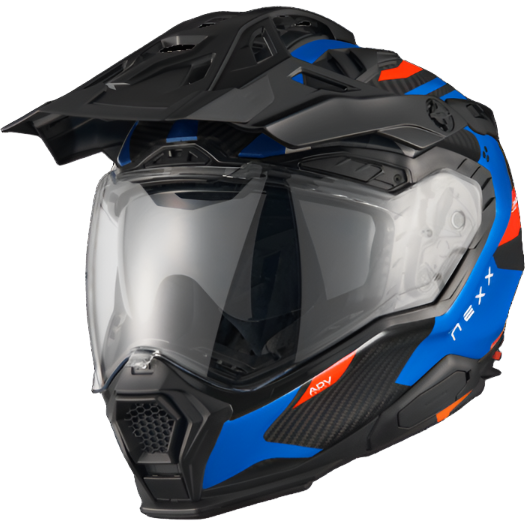 Nexx X.WED3 Keyo Adventure Helmet Matt Blue / Red