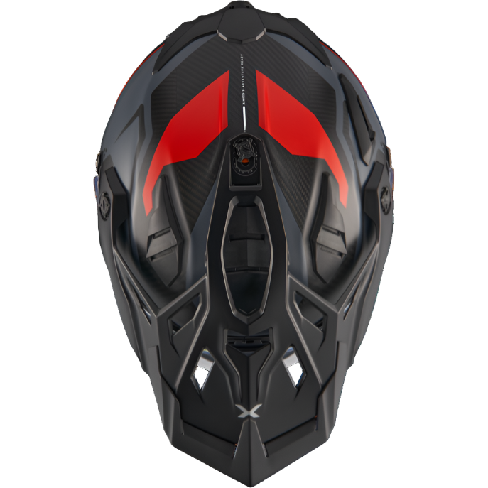 Nexx X.WED3 Keyo Adventure Helmet Matt Grey / Red